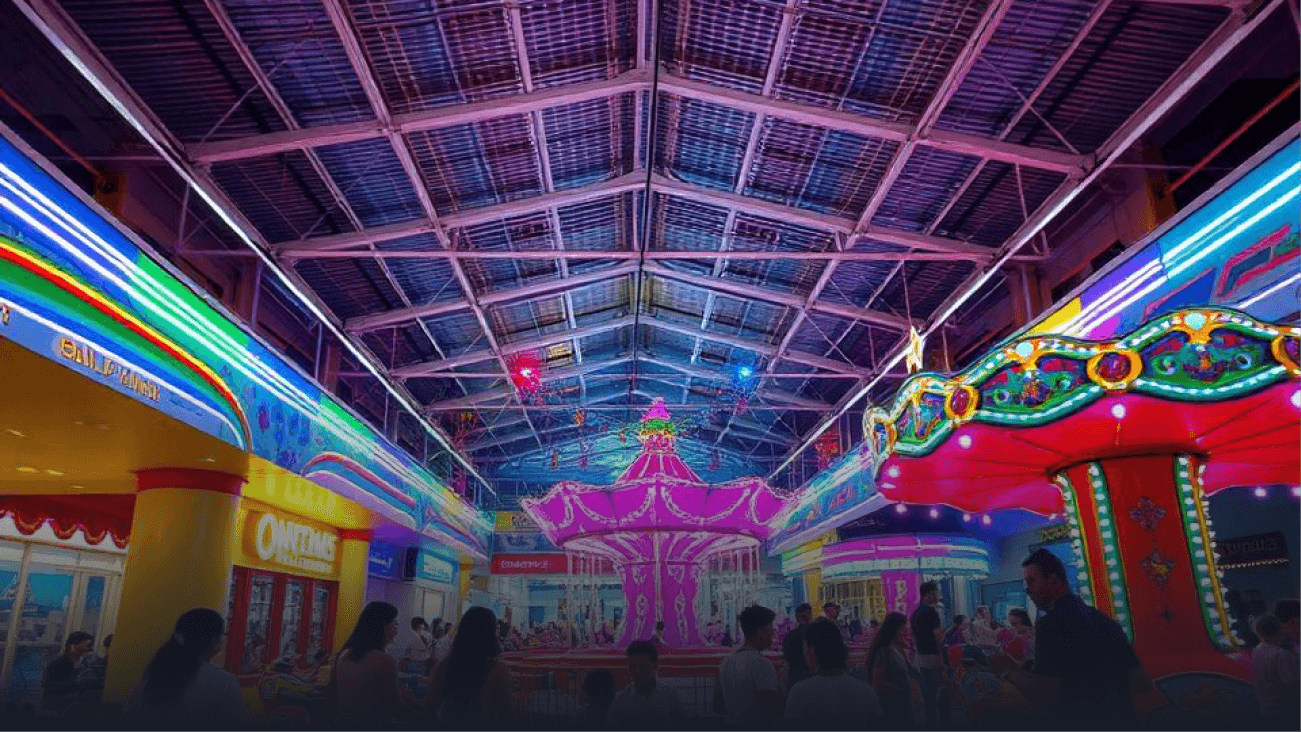 Al Wahda Mall - Wanasaland indoor family entertainment center location in Abu Dhabi