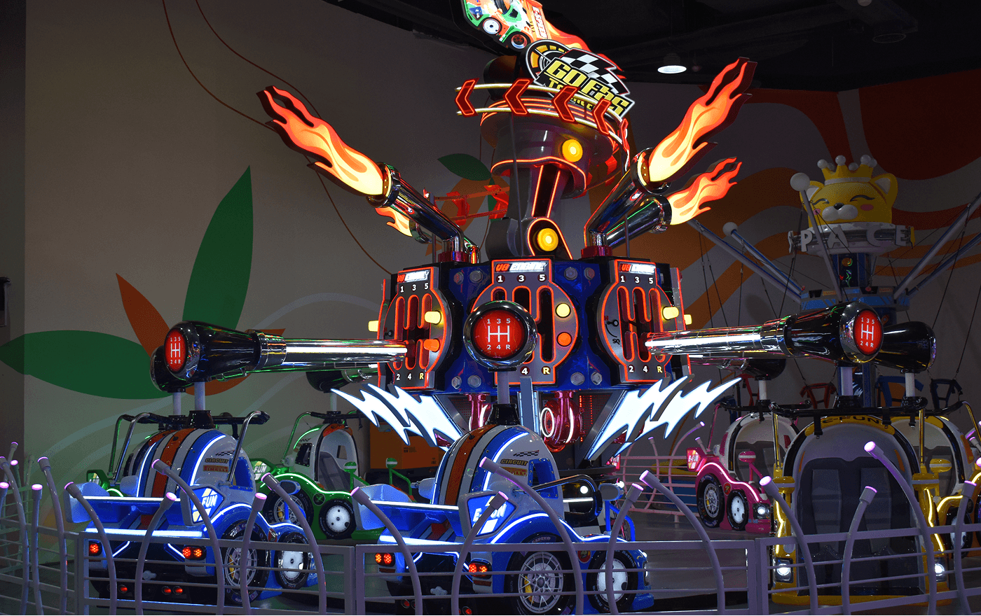 Children enjoying exciting rides and attractions at Wanasa Land