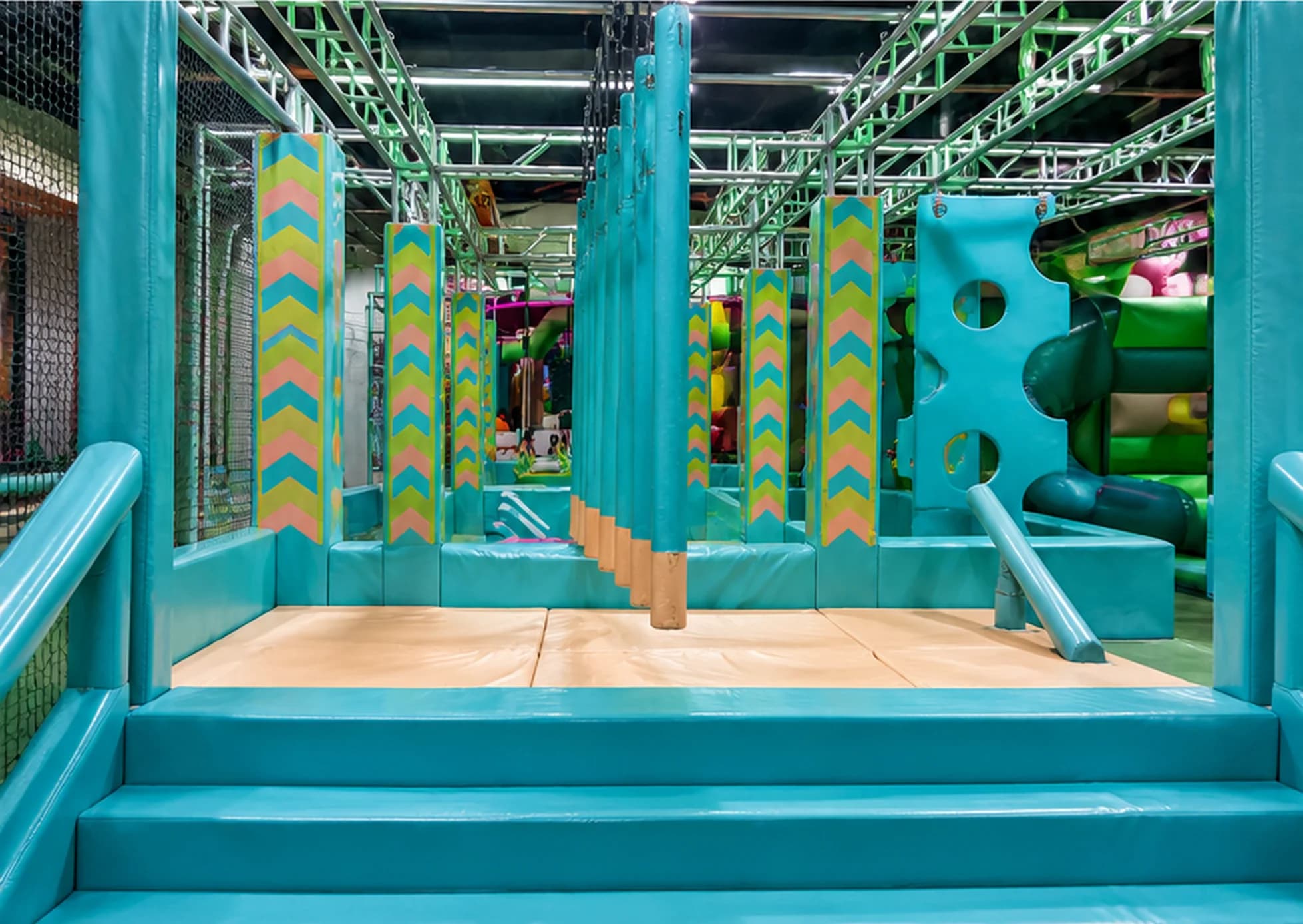 Rope Course ride at Wanasa Land Abu Dhabi