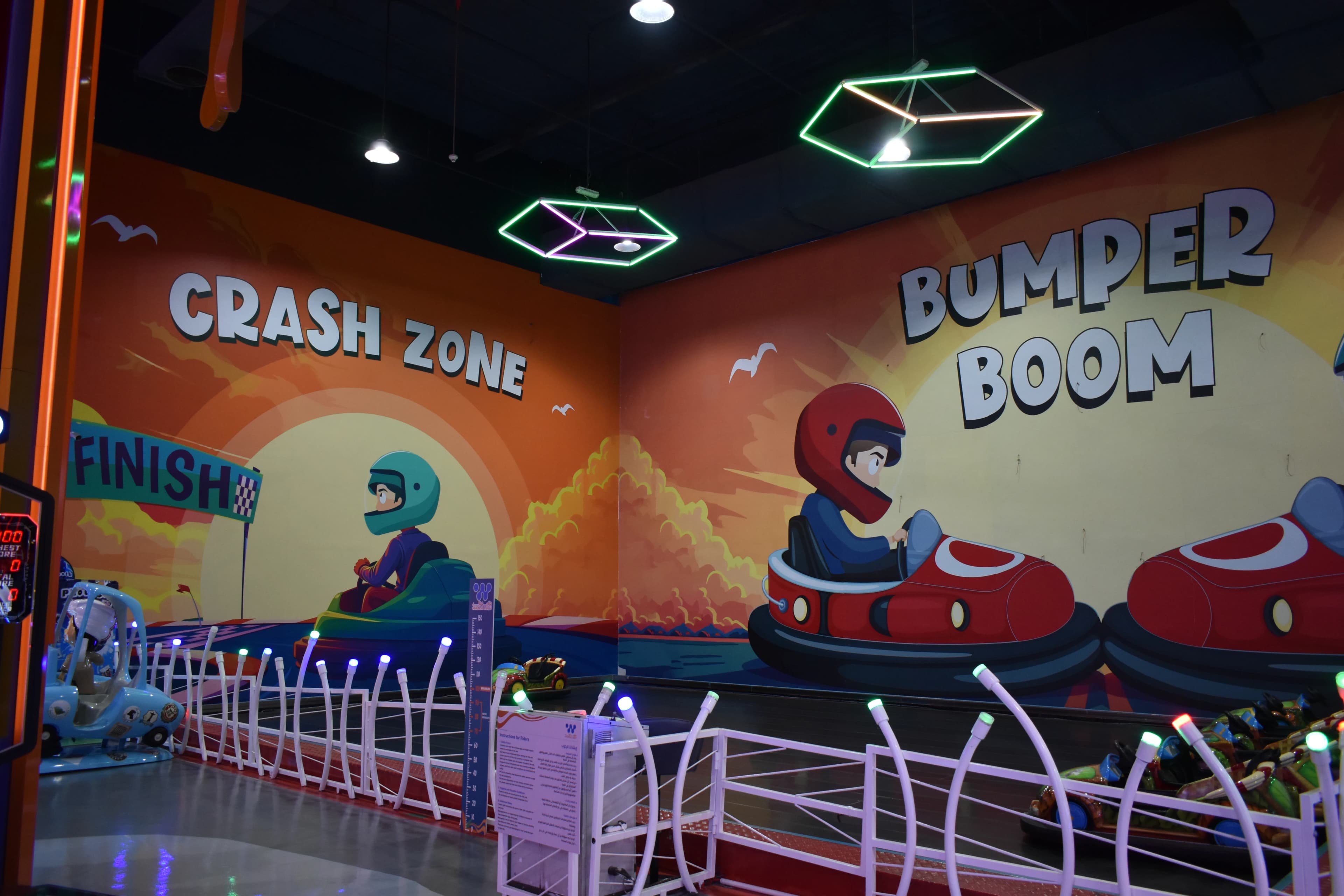 Bumper Car ride at Wanasa Land Abu Dhabi