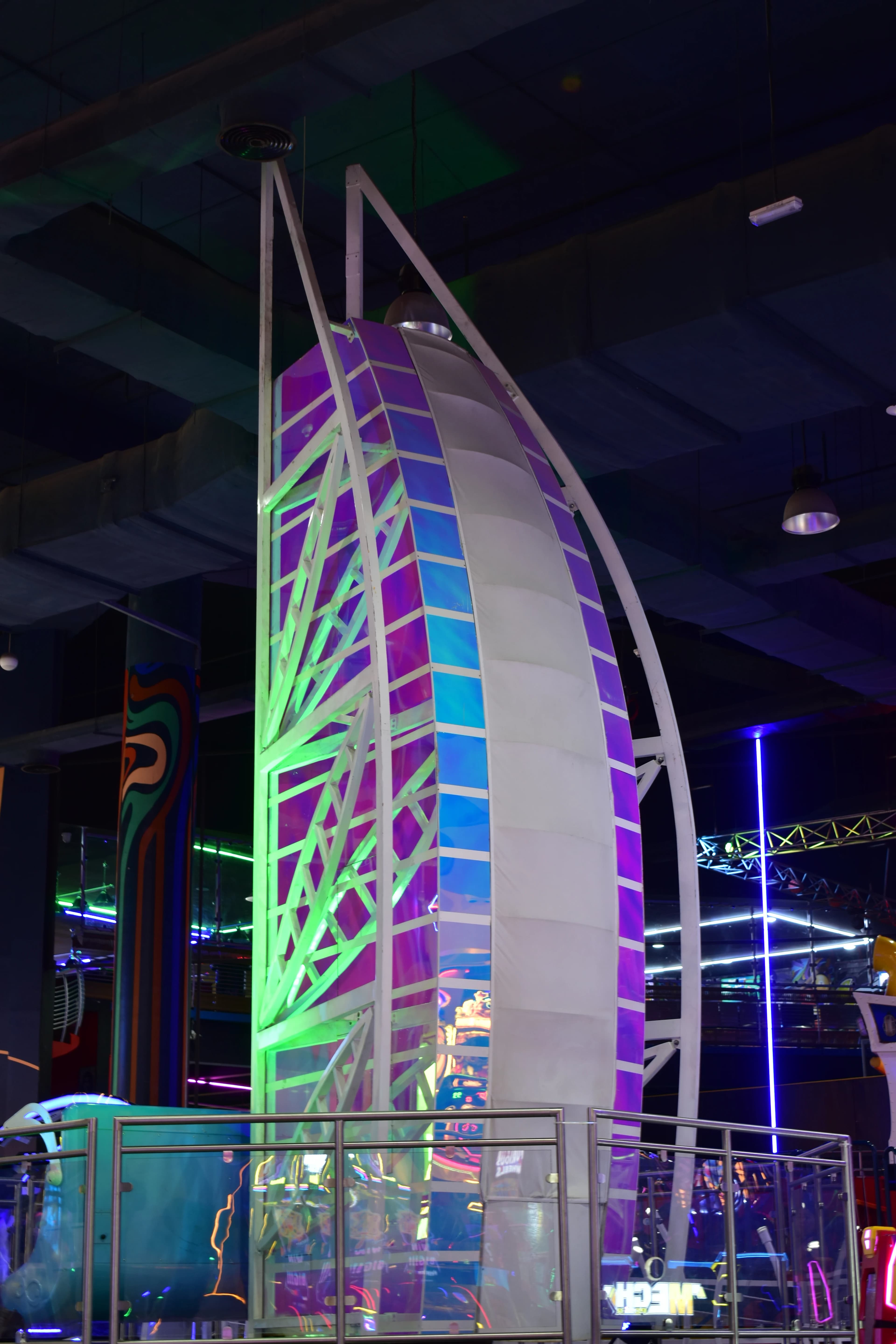Burj Al Arab Ride ride at Wanasa Land Abu Dhabi