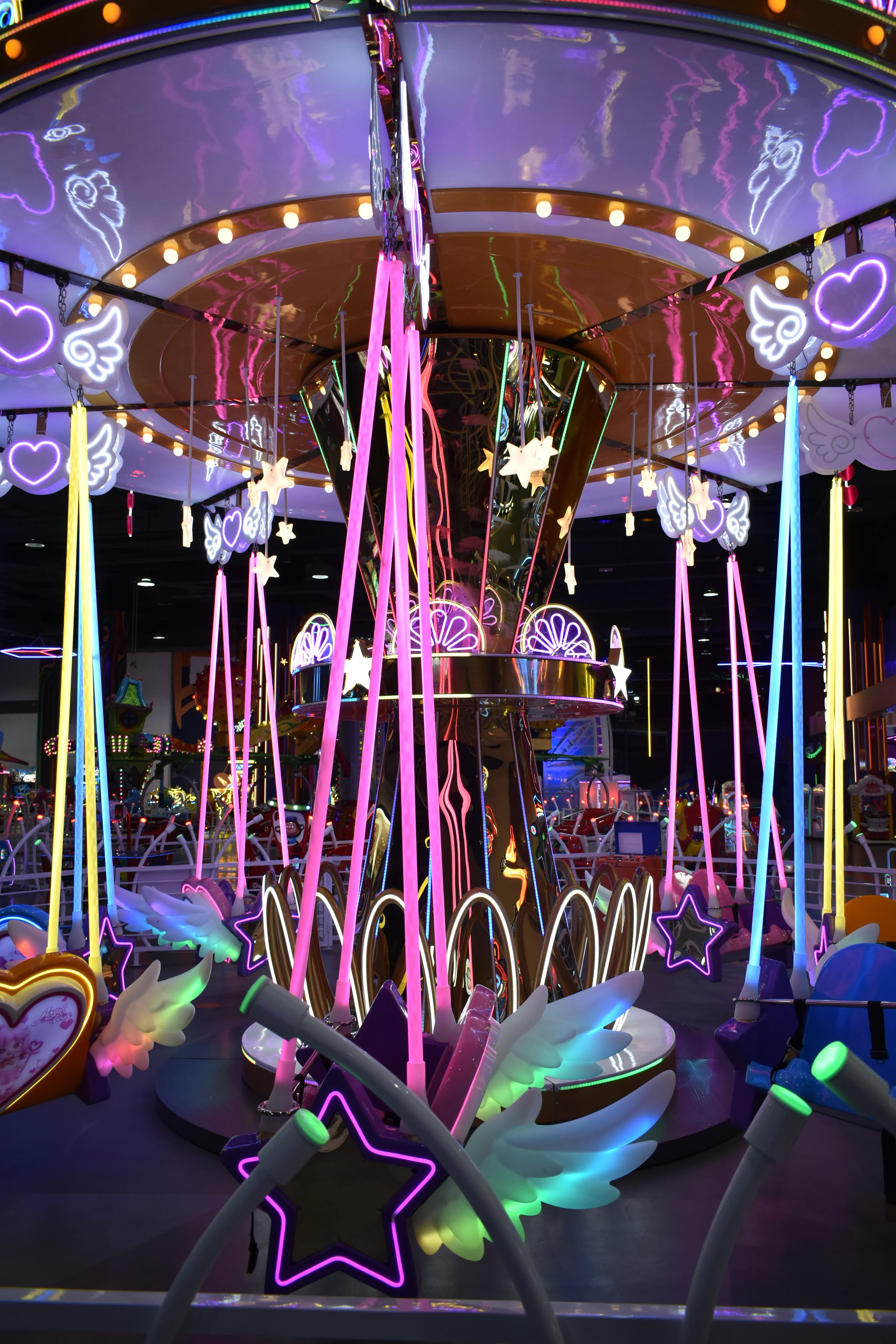Angel Wings ride at Wanasa Land Abu Dhabi
