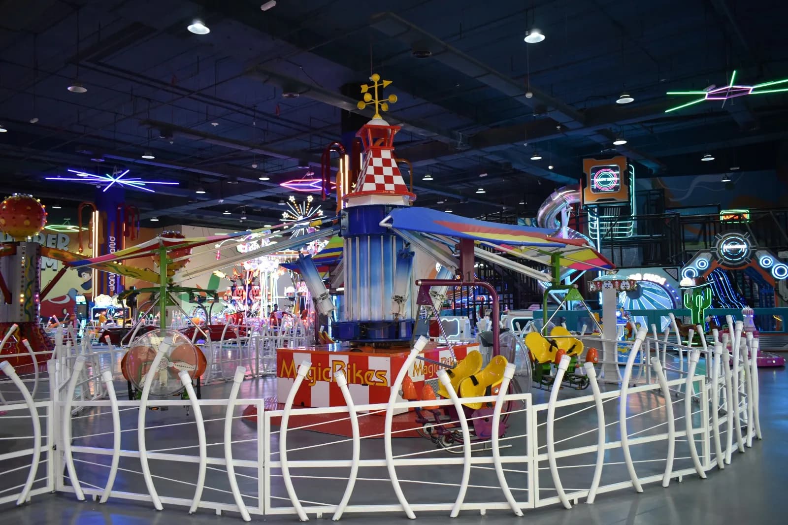 Magic Bikes ride at Wanasa Land Abu Dhabi