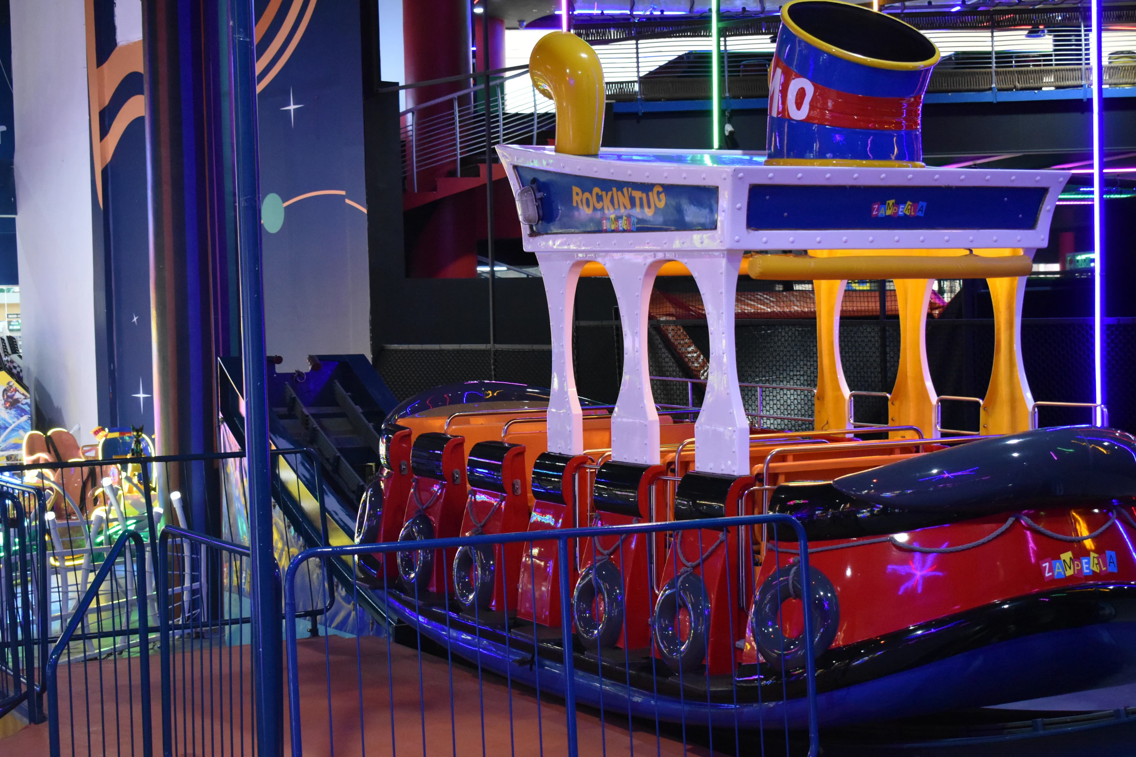 Rocking Tug ride at Wanasa Land Abu Dhabi