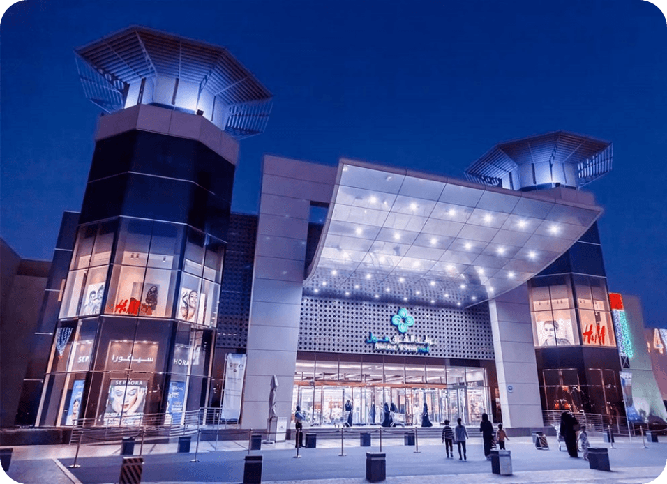 Bawabat Al Sharq Mall Wanasa Land location