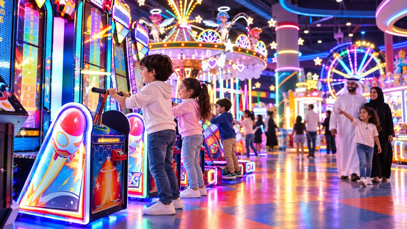 Indoor Amusement Park in Abu Dhabi: Endless Fun at Wanasa Land