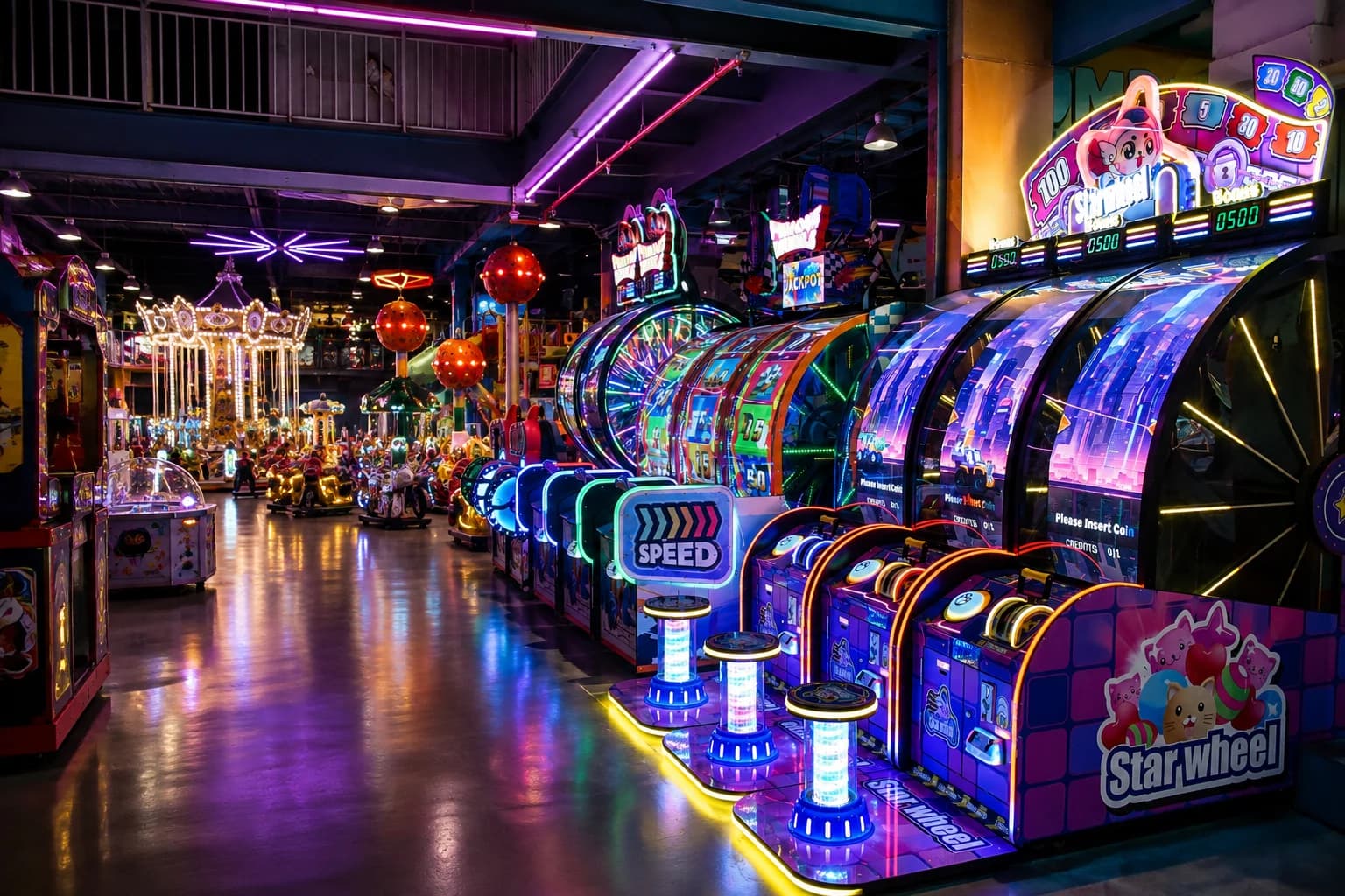 Redemption Games and Rides at Wanasa Land Entertainment
