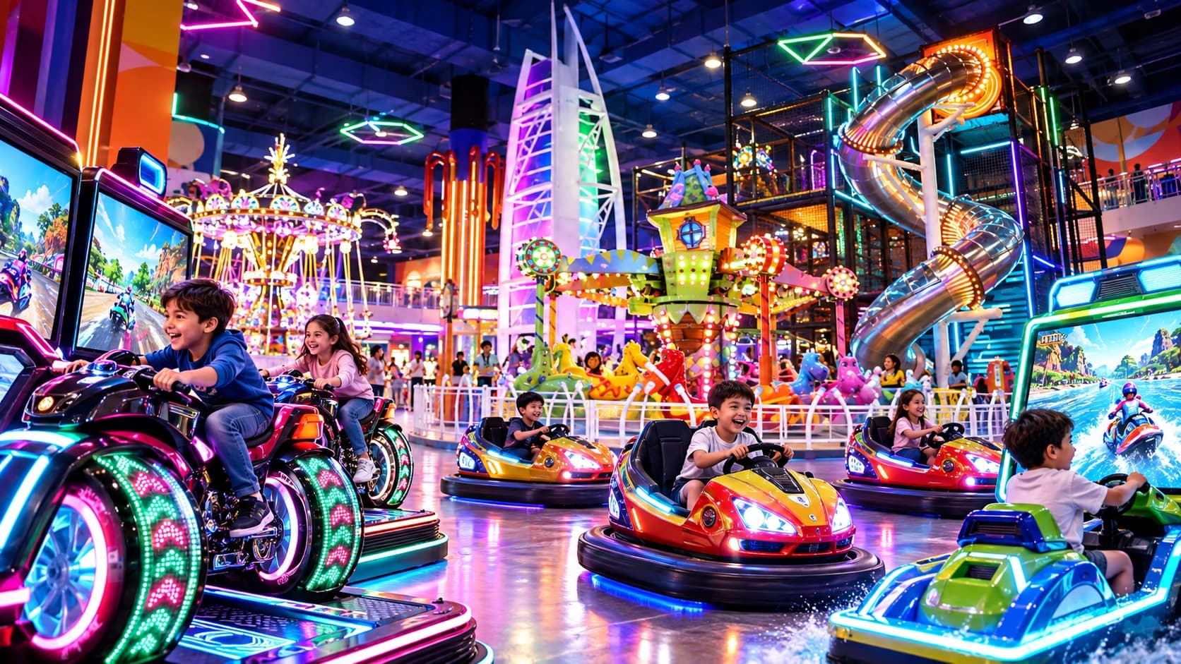 8 Most Thrilling Rides in Abu Dhabi at Wanasa Land