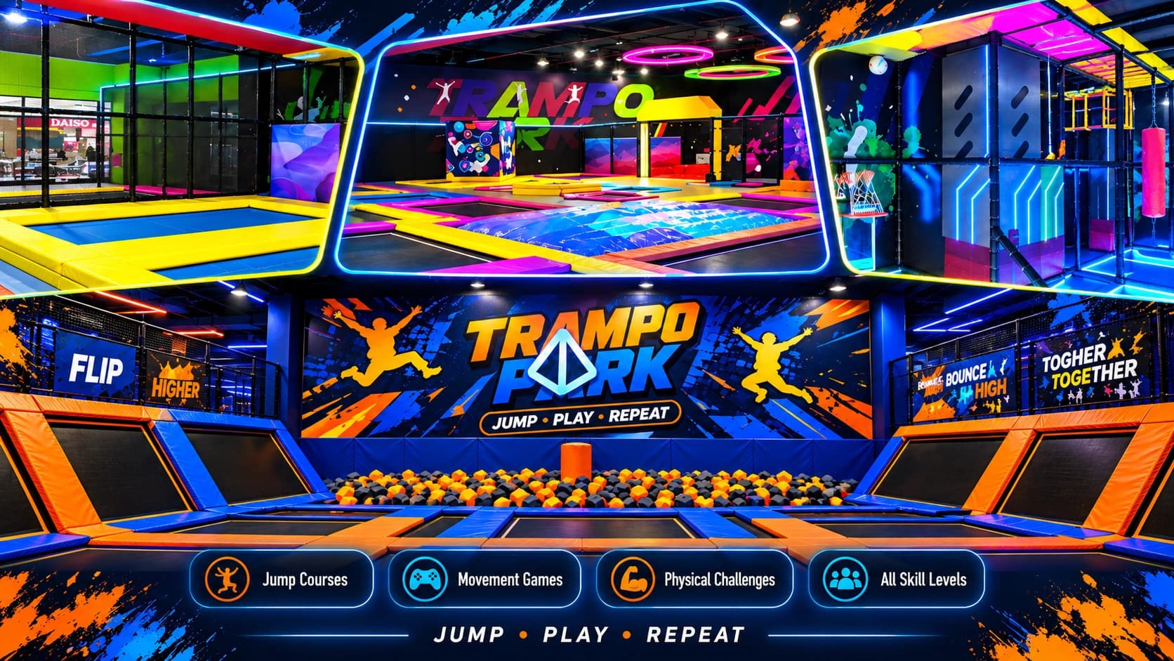Trampoline Park in Abu Dhabi: Bounce Into Fun at Wanasa Land